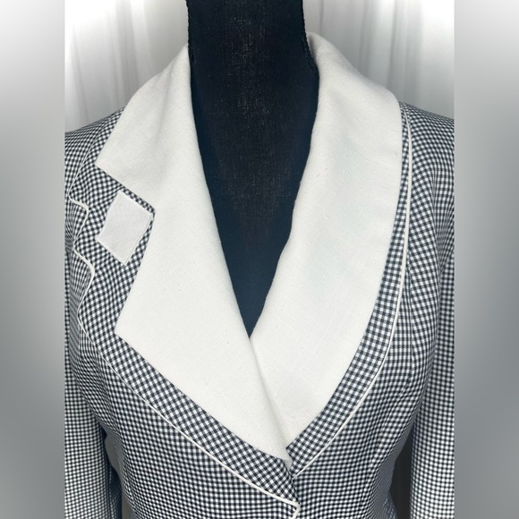 Vintage 70’s/80’s Lilli Ann Gingham Power Suit Girl Boss - Picture 3 of 15